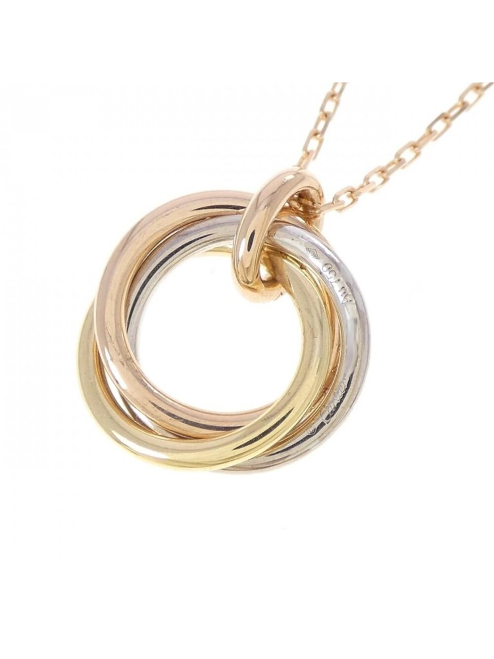 Cartier Trinity Necklace Pink View 4